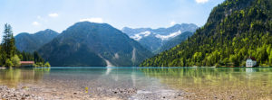 Panorama am Plansee am Vormittag