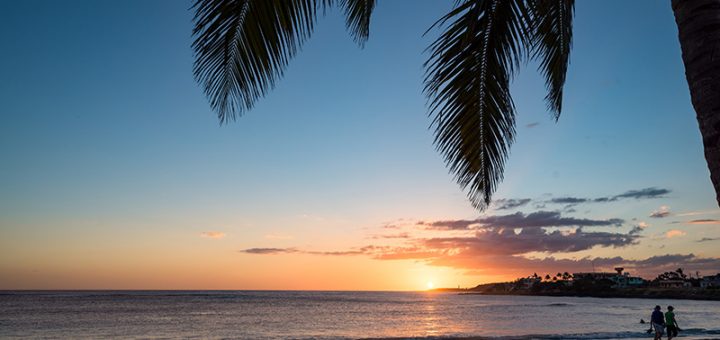 Sonnenuntergang in Rancho Luna