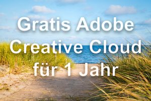 Adobe Creative Cloud gratis für 1 Jahr