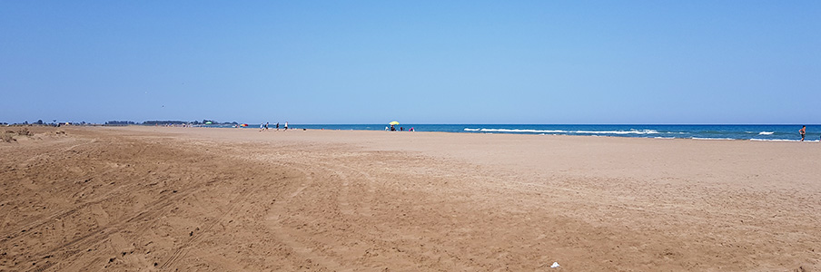 Platja Eucaliptus im Ebro Delta